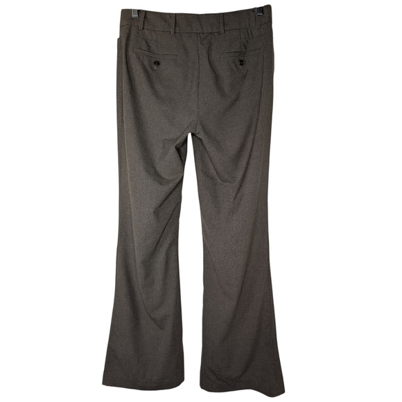 Club Monaco Mid-Rise Trousers Flare Leg Wool Blend Dress Pants - Picture 2 of 5